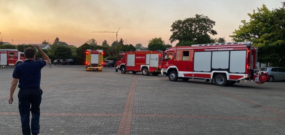 Die Bekämpfung der Brände in Münster stellte eine Herausforderung für die örtliche Feuerwehr dar