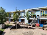 Außenansicht der Kita Fossilchen